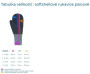 Zimní palcové rukavice softshell s beránkem petrolejová Esito