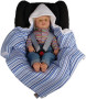 Letní zavinovačka fleece + bavlna