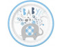 FSC Talířky papírové - Sloník s květinami