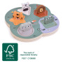 3D puzzle se zvuky zvířat Safari small foot