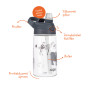 Láhev tritan sport 480 ml Zopa