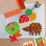 Kreativní sada První stříhání kaštanových kamarádů Haba 
