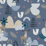 Dětský zimní fusak Winter animals