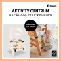 Aktivity centrum Play board na dřevěné židličky Alpha+/Beta+/Arketa Hauck