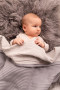 Mušelínová deka Prestige šedá 75 x 100 cm Babymatex