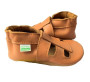 Kožené capáčky sandálky Barefoot Vel. L (12-18 měs.) Hopi Hop 