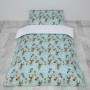 Luxusní dětské povlečení Minky Forest Esito 100 x 135 cm - bílá
