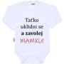Body s potiskem New Baby a zavolej Mamku!
