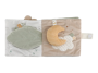 Textilní knížka s aktivitami Newborn Naturals Little Dutch