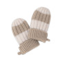 Rukavice Stripe Merino Beige Lodger