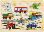 Puzzle na desce ´´Dětské motivy´´