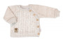 Rostoucí pletený svetřík a kalhoty s kapsou Hand Made Nature béžový Baby Nellys