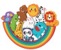 Balanční puzzle se zvířátky 2 v 1 2Kids Toys 