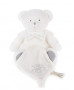 Dárková sada Plyšový medvídek s dečkou 30 cm šedý Doudou