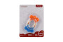 Chrastítko/Kousátko ovál plast/silikon 11 cm, 0 m+