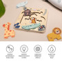 Dřevěné puzzle hlavolam, Wood Zopa