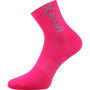 Ponožky dětské Adventurik se stříbrem Magenta (3 páry)
