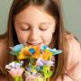 Kreativní sada květinářství pro děti – výroba květin, flower market set se strojem