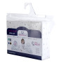 Mušelínové prostěradlo Design s gumou 60 x 120 cm BabyMatex