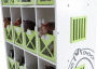Stáj pro koně dřevěná s kójemi 12 ks Kids Globe Farming