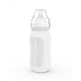Kojenecká lahev skleněná 240 ml široká silikonový obal 