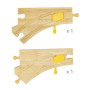 Přehazovací výhybka 2 ks Bigjigs Rail 