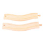 Obloukové koleje 22 cm 2 ks Bigjigs Rail