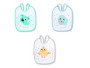 Bryndák froté/PVC 3 ks BUNNY & COMPANY