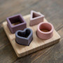 Vkládačka B-Bamboo + silikonové tvary Heart Pink