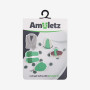Amulety - ozdoby na boty Amuletz Relax, renew, refresh mix Coqui