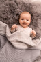 Mušelínová deka Prestige šedá 75 x 100 cm Babymatex