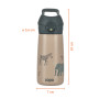 Termoska na pití s pítkem 400 ml Zopa