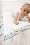 Bavlněné prostěradlo s gumou Print 60 x 120 cm Babymatex