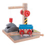 Jeřáb se štěrkem Bigjigs Rail