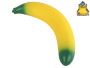 Mega squeeze strečový mačkací banán 37 cm - antistresová natahovací hračka Mega squeeze