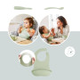Silikonová jídelní sada Baby First meal set Mini Babymoov