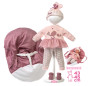 Obleček pro panenku New Born velikosti 40-42 cm s nosítkem do ruky Llorens