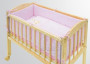 Souprava 7 dílná do postýlky Baby Scarlett Méďa růžový