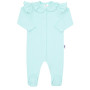 Kojenecký bavlněný overal New Baby Stripes ledově modrá