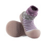 Ponožkové botičky Chameleon Lilac Polka