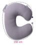 Mušelínový polohovací polštář MiniRelax 140 cm Babymatex