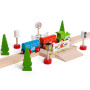 Sada dřevěných dopravních značek Bigjigs Rail