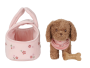 Pejsek plyšový Jackie v kabelce Little Dutch