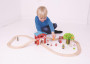 Dřevěná vláčkodráha hasičská stanice Bigjigs Rail