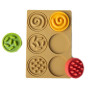 Puzzle senzorická kolečka, pastelová