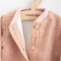 Kojenecký mušelínový kabátek New Baby Comfort clothes růžová