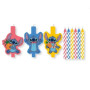 Svíčky tvarované Stitch & Angel 3 ks + spirálové barevné 6 ks