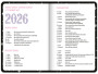 Studentský diář Kuromi (září 2026 – prosinec 2027) Notique