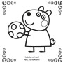 Pexeso v sešitu Prasátko Peppa