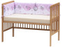 Mantinel do postýlky 4dílný Scarlett Lucy - 180 x 30 cm - růžová